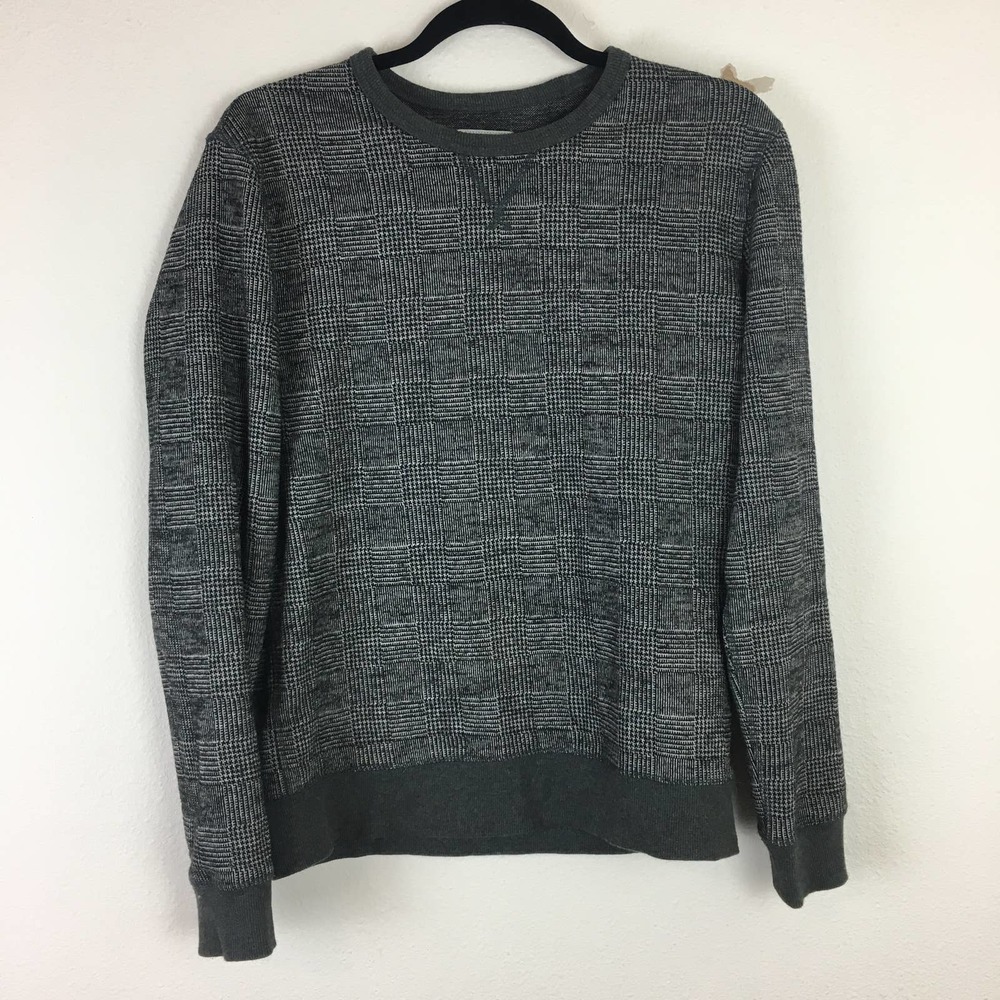 Frank & Oak Crew Neck Pullover Plaid